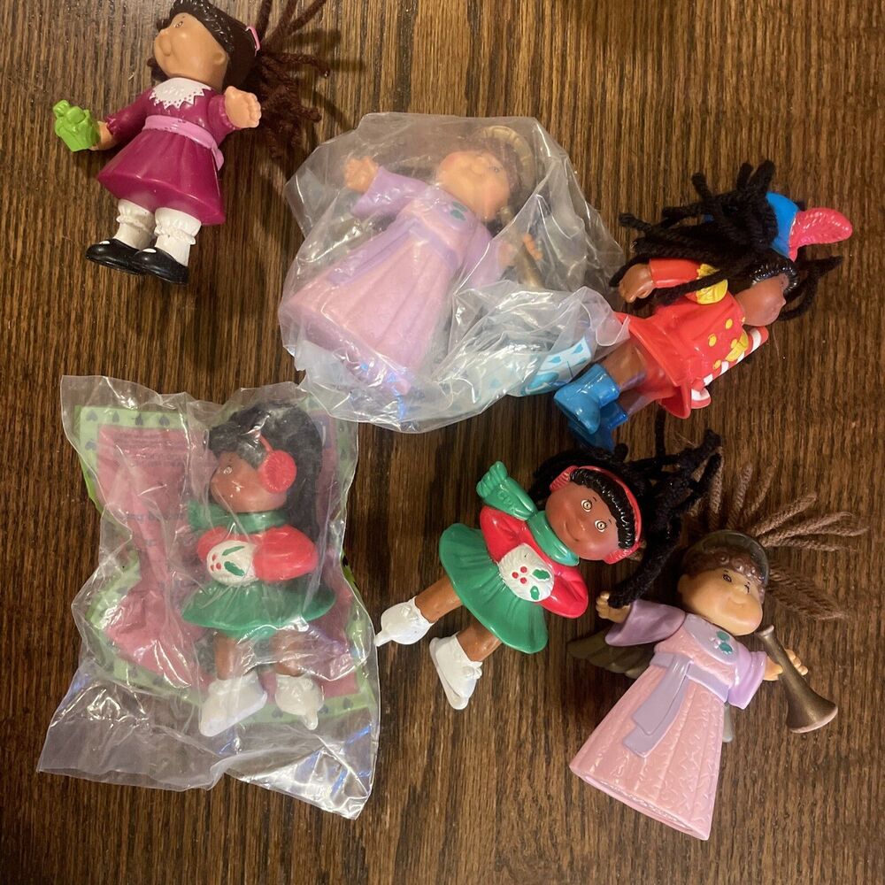 Lot of 6 Mix Vintage Cabbage Patch Kids McDonald's Figures Happy Meal CPK
